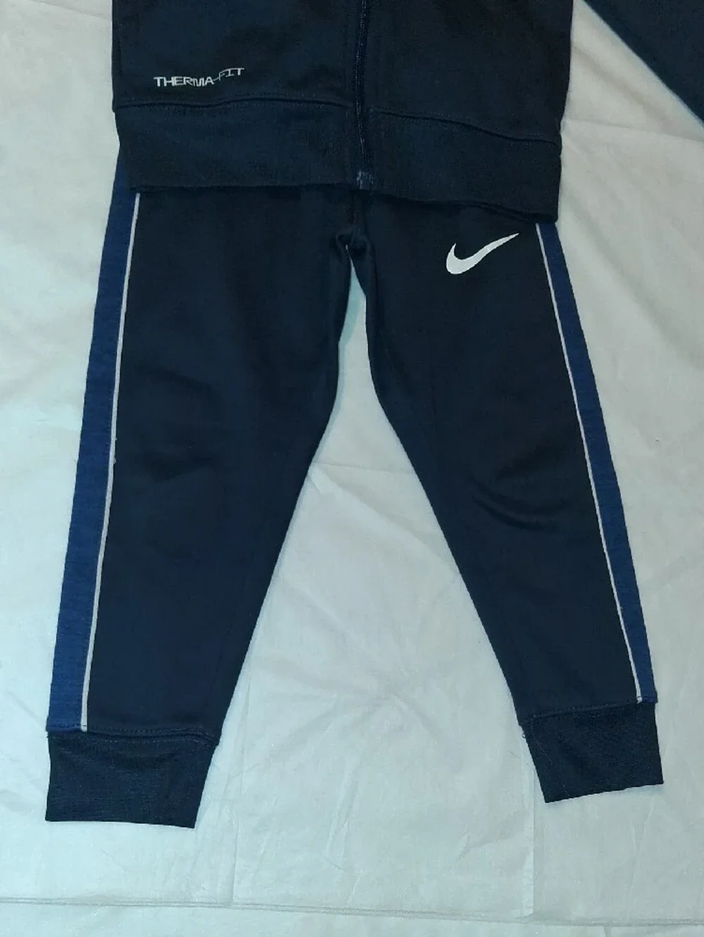 Nike Navy and Black Kids' Hoodie & Joggers Athletic Set